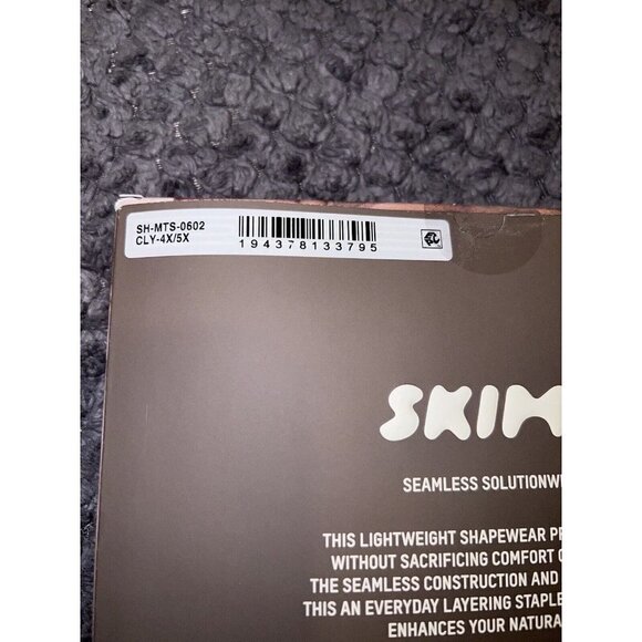 SKIMS Seamless Sculpt Sculpting Mid Thigh Shorts - Clay Size 4X/5X - Picture 7 of 7